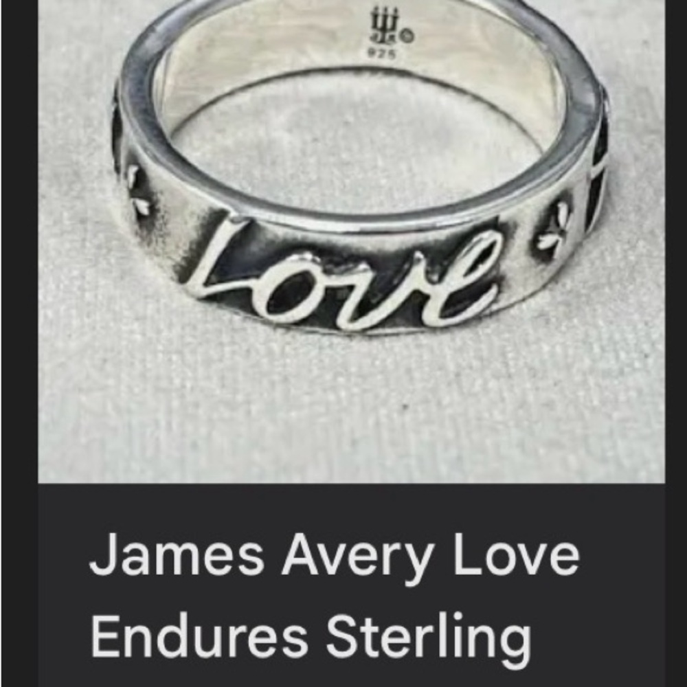 James Avery Love Endures Ring Retired